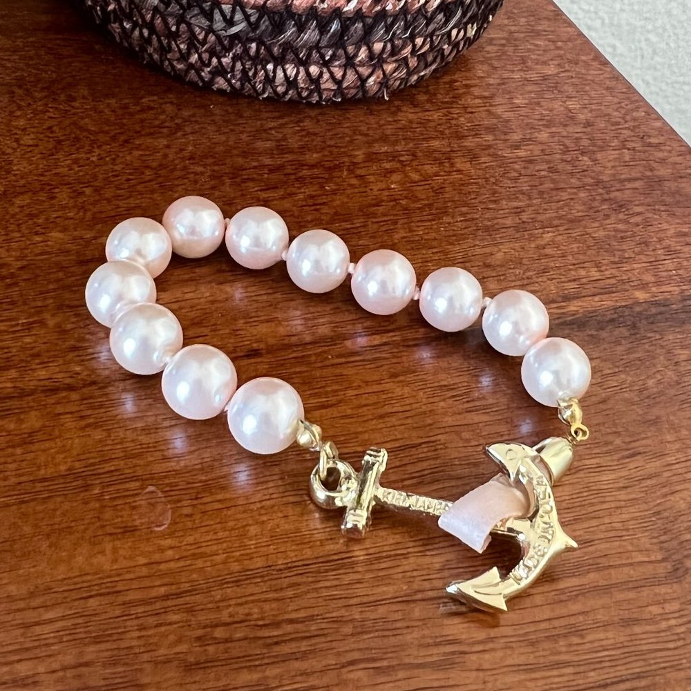 Kiel James Patrick Pink Pearl Bracelet